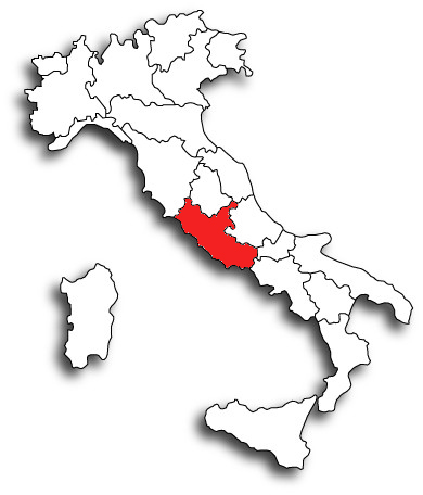 Cartina Lazio